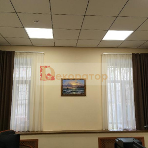 Шторы в офисе. 2019 -портфолио общественные помещения Декоратор штор